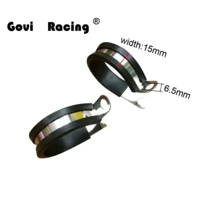 Custom Rubber Lined P Clips Hose Clamps
