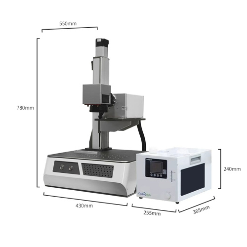 Cristal UV subterrâneo econômico da máquina de gravura do laser de Zixu