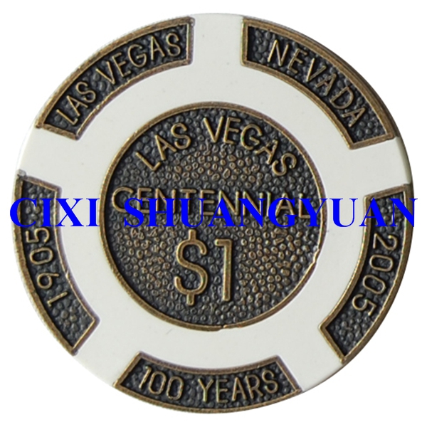 Las Vegas Centennial Metal Chip (SY-F03)