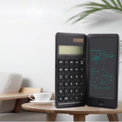 Bloc de notas calculadora de Suron con tableta de escritura LCD