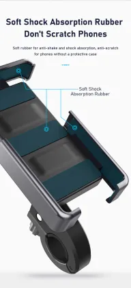 Twist Handlebar Cycling Phone Holder: Secure Bike Cell Phone Mount
