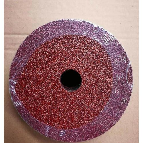 Steel paper grinder fiber disc