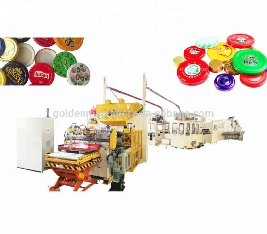 63 glass jar bottle cap production line