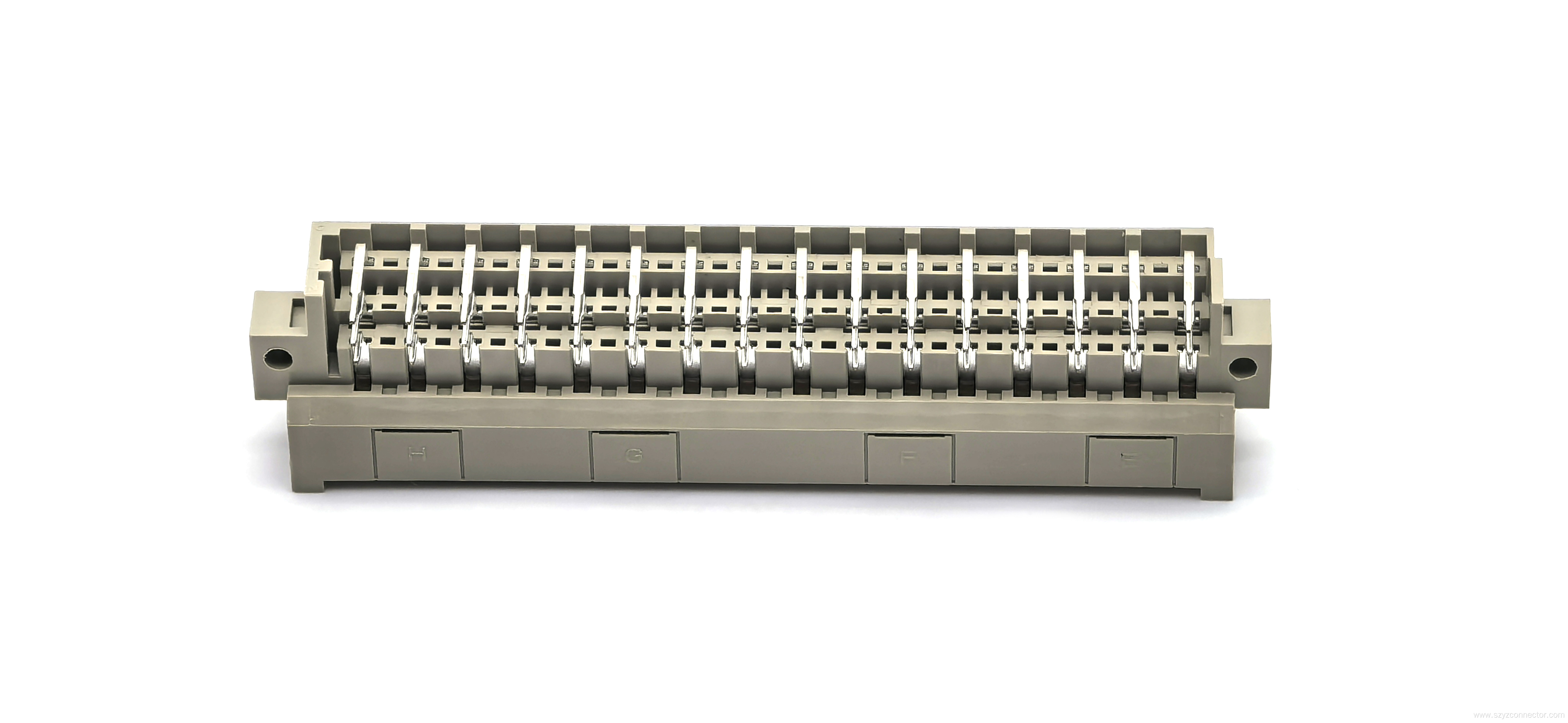 DIN 41612 Male Connector Three Row Right Angle 48P