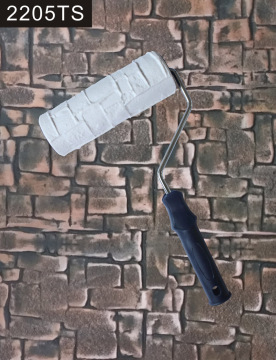 Retro Archaistic Brick Pattern Rubber Roller