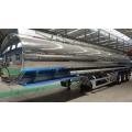 Mirror Aluminum Alloy Fuel Tanker Truck Semi-Trailer