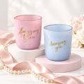 Macaron Sıcak Baskı Mum Kavanozu