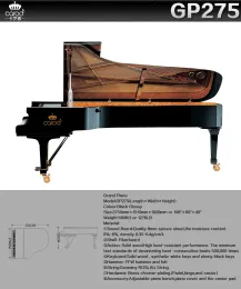 Hot sales Carod GP275 black big grand piano