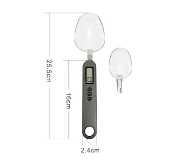 Spoon Scale Digital Kitchen Weight - 300g Electronic Measuring Scale for Powder and Beans