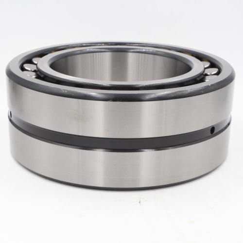 Double row self-aligning roller bearing with brass cage
