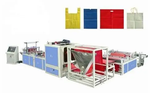 non woven fabrics handle shopping bag shoes bag haversack machine