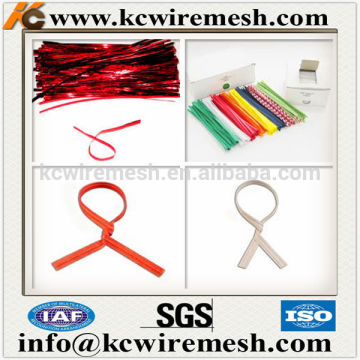 Printed plastic twist tie /paper twist tie