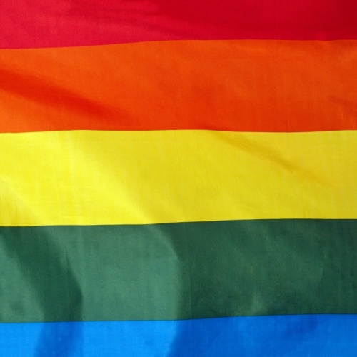 promotion decoration screen printing rainbow gay flag