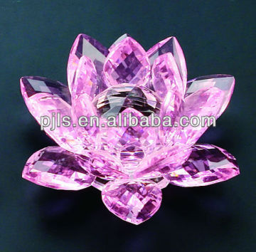 crystal lotus with nice gift box, wedding souvenir, beautiful decoration