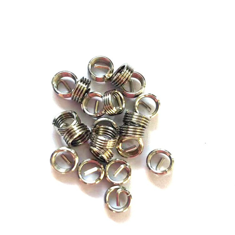 Factory Straight Pin Coil Thread Insert 10-32 Metric Steel and Titanium ISO Certified Wire Thread Fastener