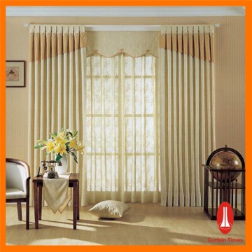 Curtain Times embroidered silk curtains ready made window decoration