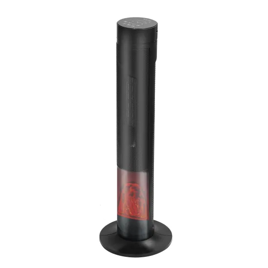 Indoor Black 12 Hour Timer PTC Heater for Winter