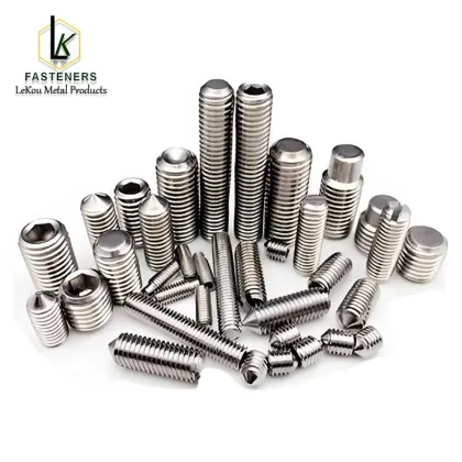 Stainless Steel Hex Socket Cup Point Set Screw