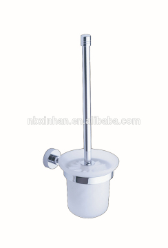 wall fitting bathroom accessories,elegant stylish chrome plating solid brass toilet brush holder