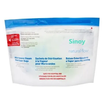 plastic microwave steam sterilizer retort pouch bag for baby bottle