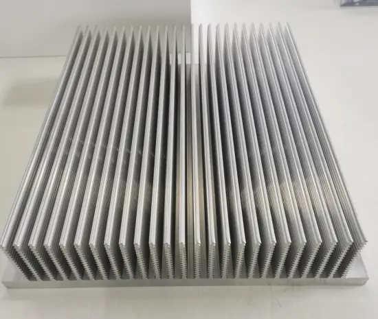 Aluminium heatsink for electronic products