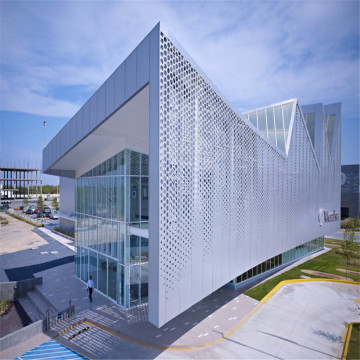 Perforated Aluminium Sheet Facade Cladding Building Material