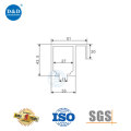 Durble Glass Office Hardware Hardware Sliding Door Partition Profilo
