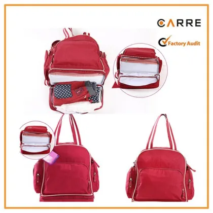 customize organic cotton mommy bag mommy backpack