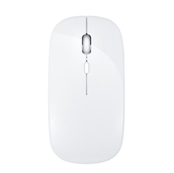 Ultra-Thin Mini A2 Wireless Mouse - Rechargeable Silent LED Lights