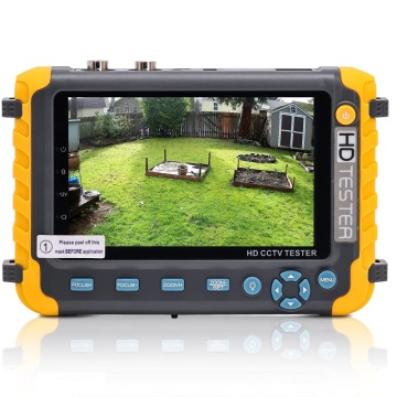 5 Zoll CCTV Tester Monitor für TVI CVI CVBS Analog AHD CCTV -Kamera Diagnosegeräte