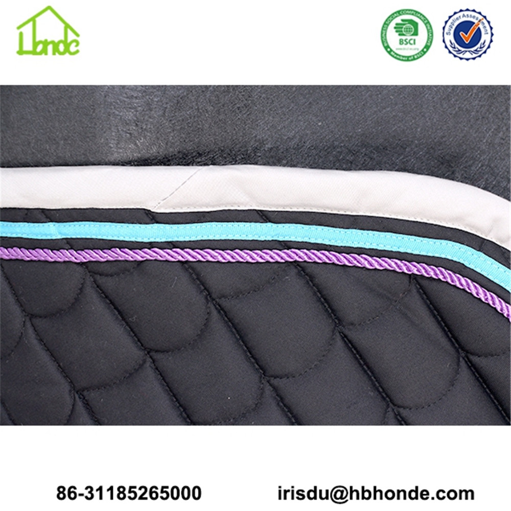 100% Cotton Colorful English Horse Saddle Pad