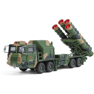 1/40 Scale Camouflage HQ-9 Long-Range Anti-Aircraft Die-Cast Missile Vehicle Toy