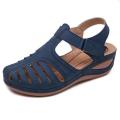 Женщины PU High High Roman Romanles Comfy Summer