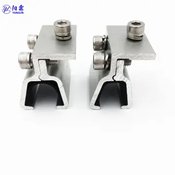 Metal Roof Clamp for Solar Panel Mounting on Klip Lok 406 Steel Roofing