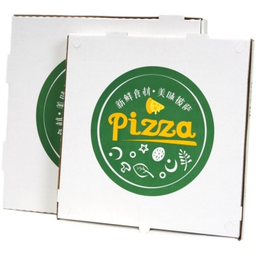 High Quality White Pizza Packaging Box Custom Printed