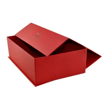 Red Corner Folding Cosmetic Box