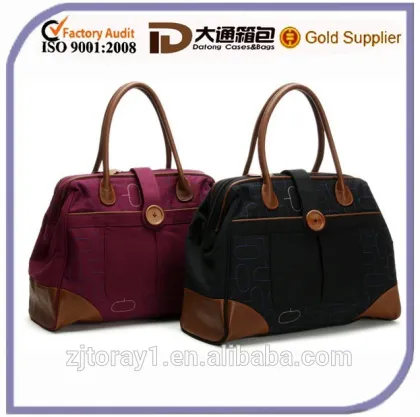 Classic Cotton Canvas Doctor Bag Weekender Bag