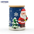 Handmade kukazve polymer clay folly folly follistco canister nekatuni Santa Claus