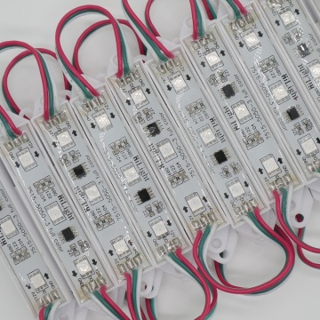 IP65 Dream Colore indirizzabile WS2811 LED Modulo: retroilluminazione 3led SMD 5050 per segni pubblicitari esterni
