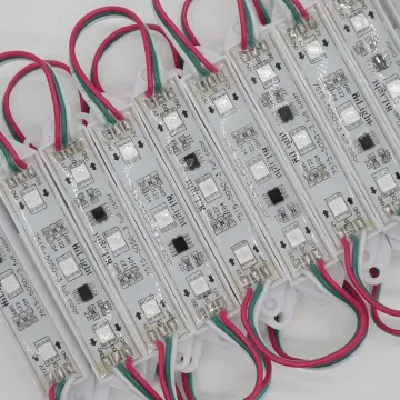 IP65 Dream Color Addressable WS2811 LED Module: 3LED SMD 5050 Backlight for Outdoor Advertisement Signs