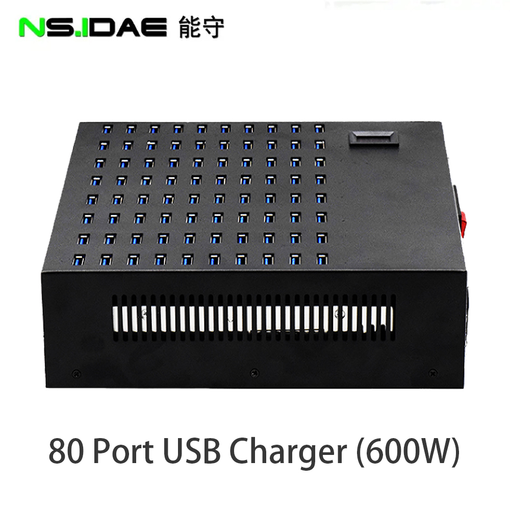 Chargeur USB 600W de 80 ports