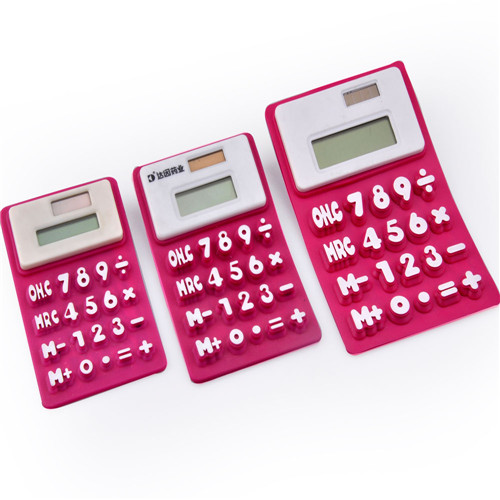 Dual Power Flexible Silicone Calculator