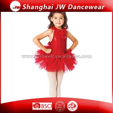 Red Short Ballet Skirts for Girl