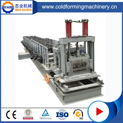 Color Coated Steel C Z Purlin Forming Machine
