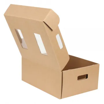 Kraft paper foldable candle packaging box