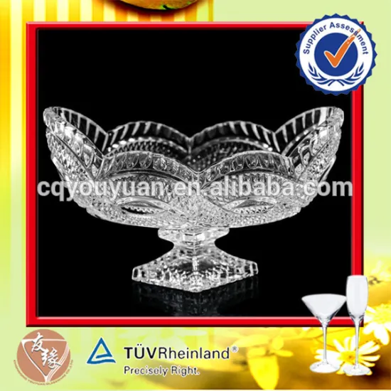 Hot selling heat resistant clear glass dinner plates