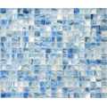 Blue glass mosaic tiles for swimming pool wall