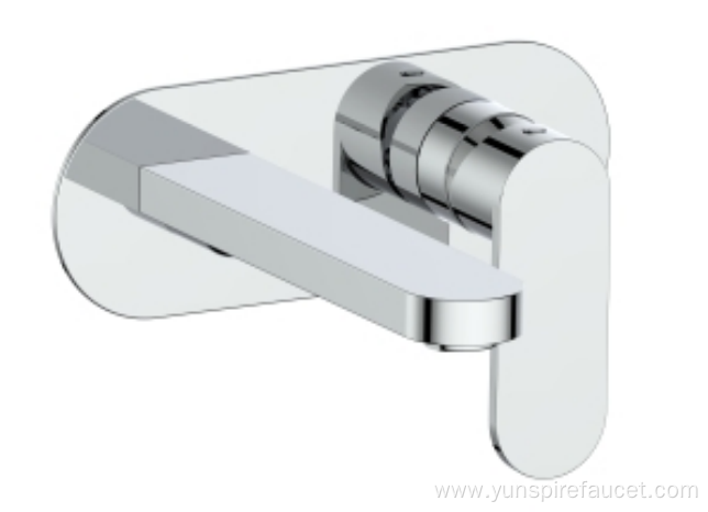 Chrome Concealed Basin Faucet without Pop up Waste