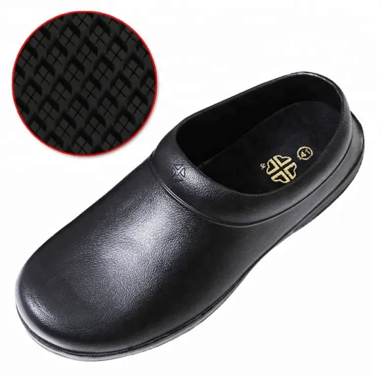 Anti slip eva material kitchen chef clog shoes