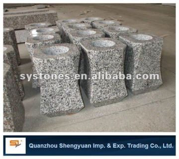 granite cemetery vases